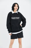 セイントペイン(SAINTPAIN)  SP OG LOGO CREW NECK-BLACK