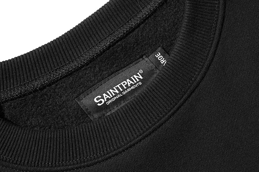 セイントペイン(SAINTPAIN)  SP OG LOGO CREW NECK-BLACK