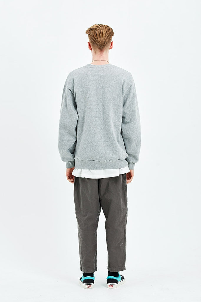 セイントペイン(SAINTPAIN)  SP OG LOGO CREW NECK-GRAY