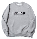 セイントペイン(SAINTPAIN)  SP OG LOGO CREW NECK-GRAY