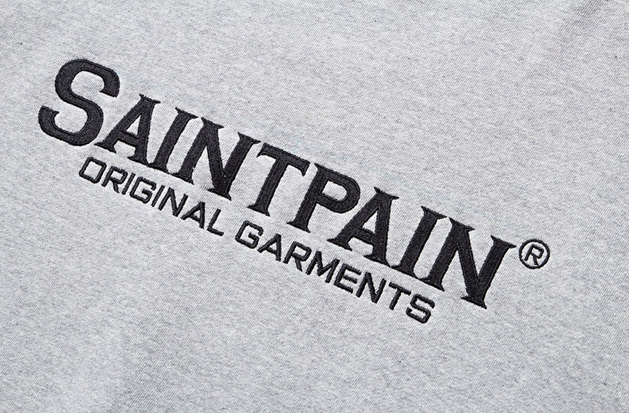 セイントペイン(SAINTPAIN)  SP OG LOGO CREW NECK-GRAY