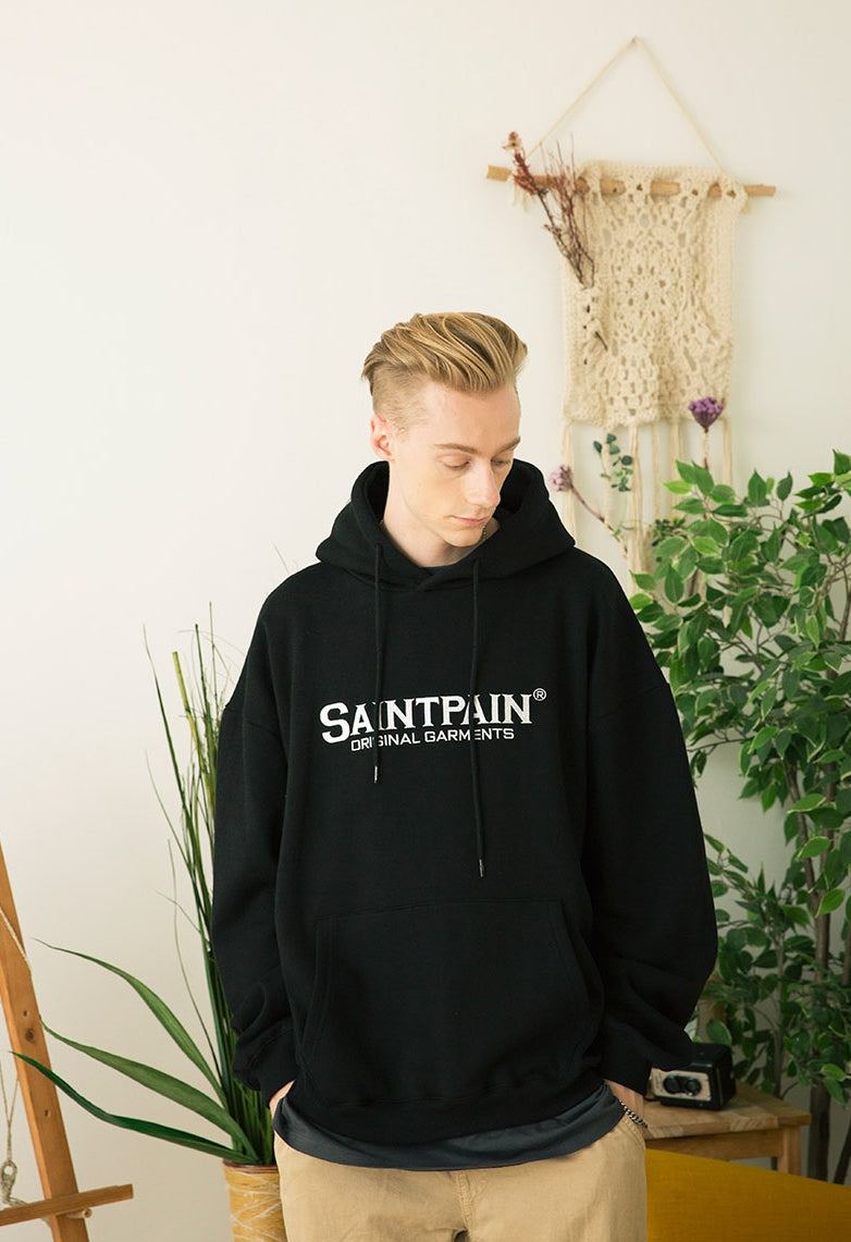 セイントペイン(SAINTPAIN)  SP OG LOGO HOOD-BLACK
