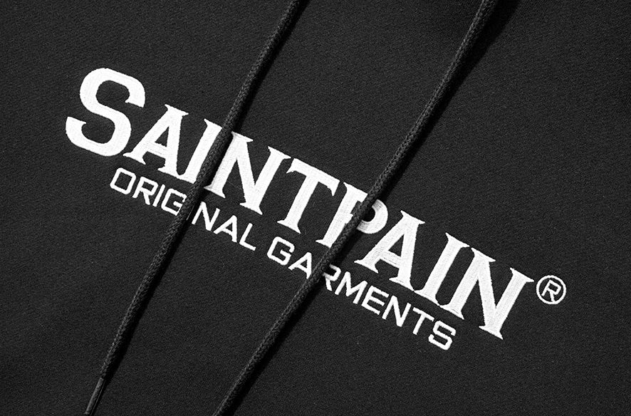 セイントペイン(SAINTPAIN)  SP OG LOGO HOOD-BLACK