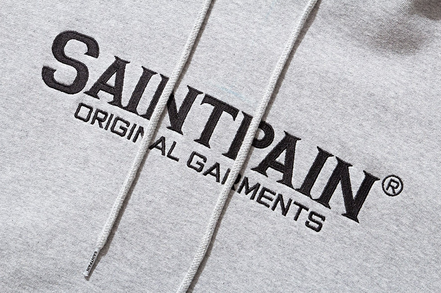 セイントペイン(SAINTPAIN)  SP OG LOGO HOOD-GRAY