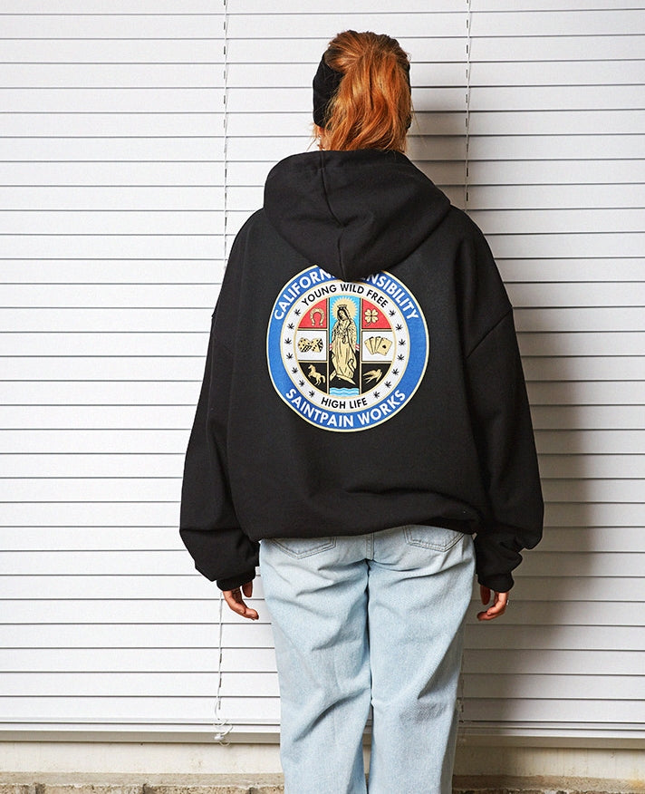 セイントペイン(SAINTPAIN) SP BENEDICT HOOD LS-BLACK