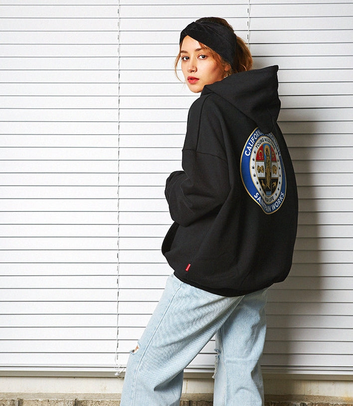 セイントペイン(SAINTPAIN) SP BENEDICT HOOD LS-BLACK