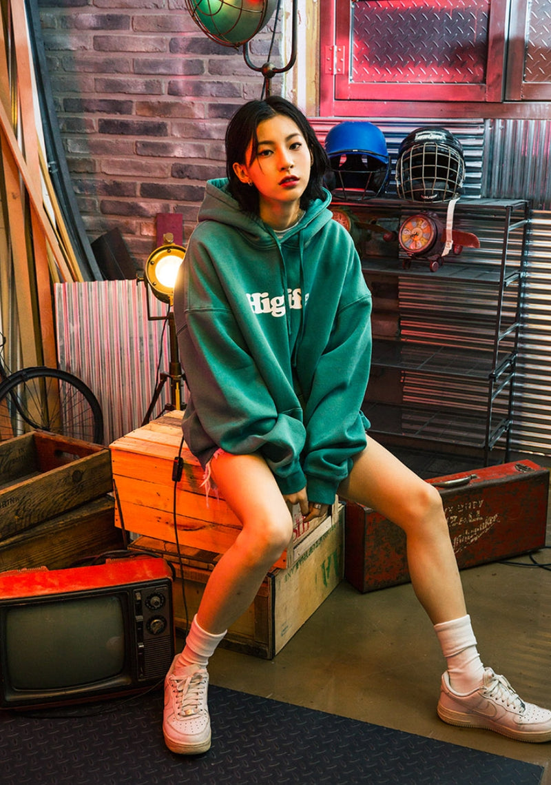 セイントペイン(SAINTPAIN)  SP HL MARIA PIGMENT HOOD-GREEN