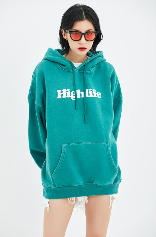 セイントペイン(SAINTPAIN)  SP HL MARIA PIGMENT HOOD-GREEN