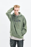 セイントペイン(SAINTPAIN)  SP SAINT LOGO PIGMENT HOOD-KHAKI