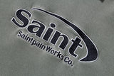 セイントペイン(SAINTPAIN)  SP SAINT LOGO PIGMENT HOOD-KHAKI