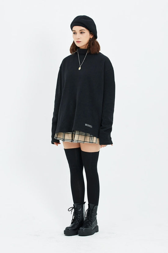 セイントペイン(SAINTPAIN)  SP OVERSIZED SOFT TURTLENECK-BLACK