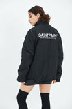 セイントペイン(SAINTPAIN)  SP OG LOGO REVERSIBLE FLEECE JACKET-LEOPARD