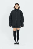 セイントペイン(SAINTPAIN)  SP OG LOGO REVERSIBLE FLEECE JACKET-LEOPARD