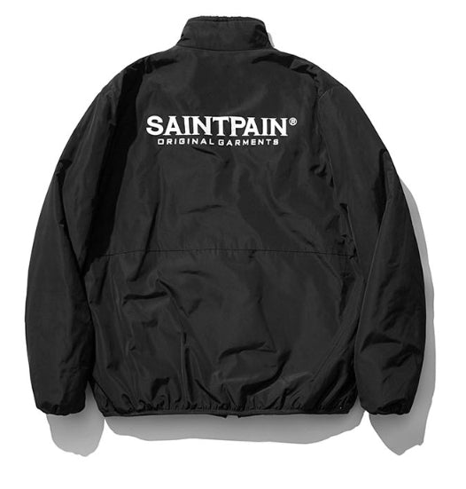 セイントペイン(SAINTPAIN)  SP OG LOGO REVERSIBLE FLEECE JACKET-LEOPARD