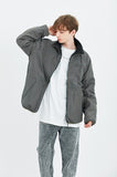セイントペイン(SAINTPAIN)  SP OG LOGO REVERSIBLE FLEECE JACKET-BLACK