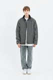 セイントペイン(SAINTPAIN)  SP OG LOGO REVERSIBLE FLEECE JACKET-BLACK