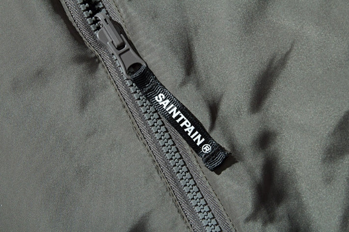 セイントペイン(SAINTPAIN)  SP OG LOGO REVERSIBLE FLEECE JACKET-BLACK