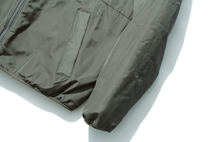 セイントペイン(SAINTPAIN)  SP OG LOGO REVERSIBLE FLEECE JACKET-BLACK