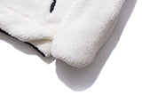 セイントペイン(SAINTPAIN)  SP OG LOGO REVERSIBLE FLEECE JACKET-WHITE