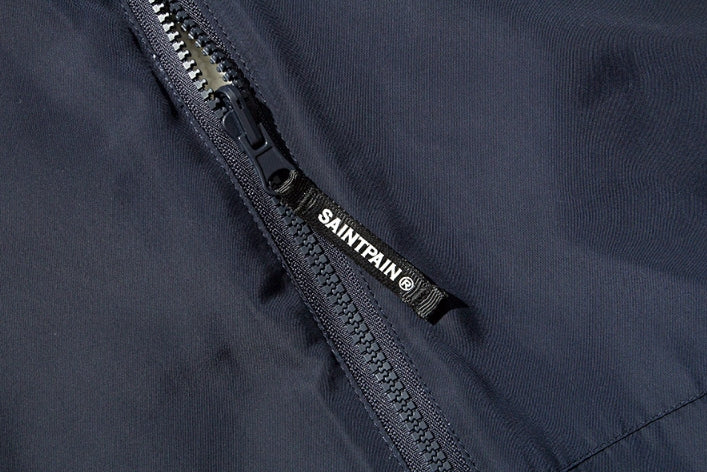 セイントペイン(SAINTPAIN)  SP OG LOGO REVERSIBLE FLEECE JACKET-WHITE
