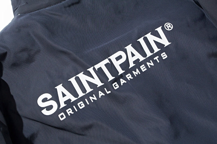 セイントペイン(SAINTPAIN)  SP OG LOGO REVERSIBLE FLEECE JACKET-WHITE