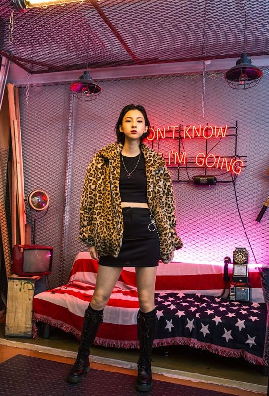 セイントペイン(SAINTPAIN)  SP GOTHA COACH JKT-LEOPARD