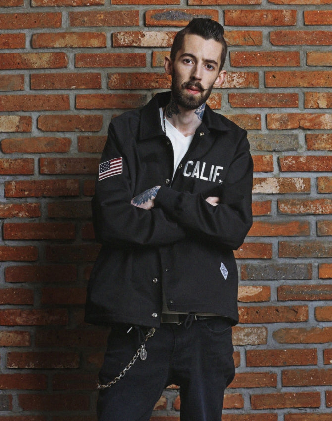 セイントペイン(SAINTPAIN)  SP CALIF COACH JKT-BLACK