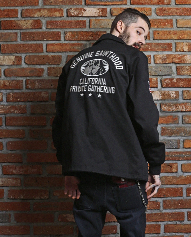 セイントペイン(SAINTPAIN)  SP CALIF COACH JKT-BLACK