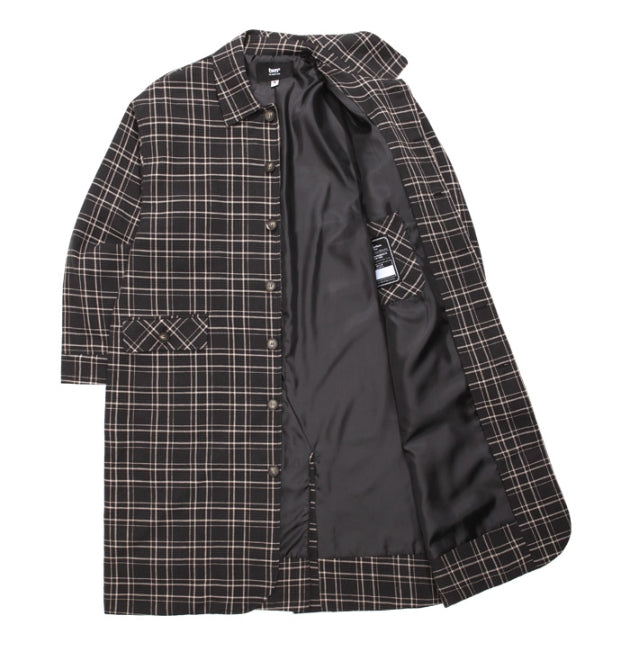ティーダヴリューエヌ(TWN) JCHECK LONG COAT(3color)YMOT3207