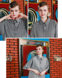 ダブルユーブイプロジェクト(WV PROJECT) DANCHECK SHORT SHIRTS KHSS7290