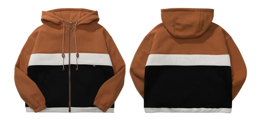 ダブルユーブイプロジェクト(WV PROJECT) MEMORY LINE HOOD ZIP-UP CAMEL JJOT7304