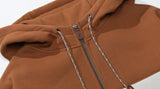 ダブルユーブイプロジェクト(WV PROJECT) MEMORY LINE HOOD ZIP-UP CAMEL JJOT7304