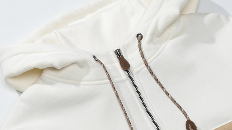 ダブルユーブイプロジェクト(WV PROJECT) MEMORY LINE HOOD ZIP-UP CREAM JJOT7304