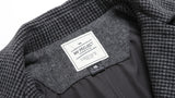 ダブルユーブイプロジェクト(WV PROJECT) THIN OVERFIT CHECK SINGLE COAT BLACK CHARCOAL MJOT7295