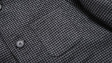 ダブルユーブイプロジェクト(WV PROJECT) THIN OVERFIT CHECK SINGLE COAT BLACK CHARCOAL MJOT7295