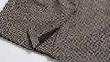 ダブルユーブイプロジェクト(WV PROJECT) THIN OVERFIT CHECK SINGLE COAT KHAKI BLACK  MJOT7295