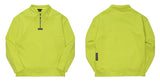 ダブルユーブイプロジェクト(WV PROJECT) COMBI HALF ZIPPER T-SHIRT LIME JJLT7332