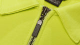 ダブルユーブイプロジェクト(WV PROJECT) COMBI HALF ZIPPER T-SHIRT LIME JJLT7332