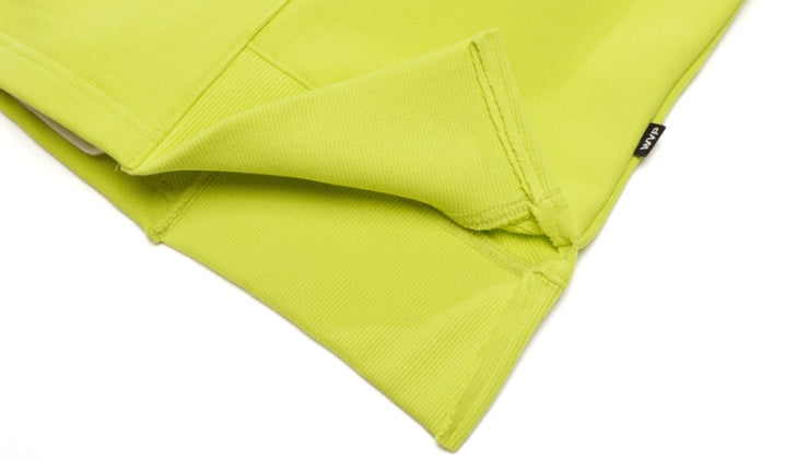 ダブルユーブイプロジェクト(WV PROJECT) COMBI HALF ZIPPER T-SHIRT LIME JJLT7332
