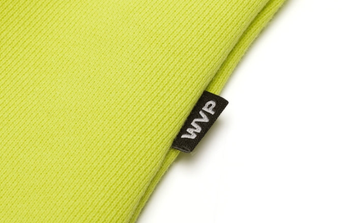 ダブルユーブイプロジェクト(WV PROJECT) COMBI HALF ZIPPER T-SHIRT LIME JJLT7332