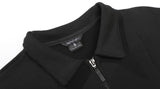 ダブルユーブイプロジェクト(WV PROJECT) COMBI HALF ZIPPER T-SHIRT BLACK JJLT7332