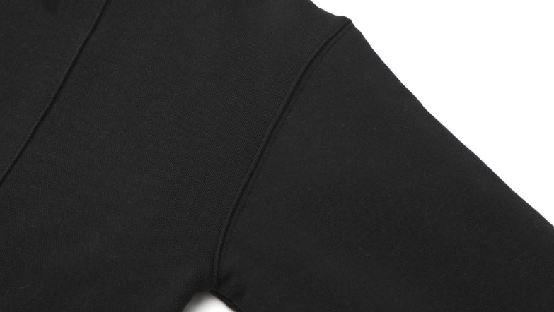 ダブルユーブイプロジェクト(WV PROJECT) COMBI HALF ZIPPER T-SHIRT BLACK JJLT7332