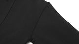 ダブルユーブイプロジェクト(WV PROJECT) COMBI HALF ZIPPER T-SHIRT BLACK JJLT7332