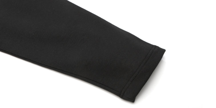 ダブルユーブイプロジェクト(WV PROJECT) COMBI HALF ZIPPER T-SHIRT BLACK JJLT7332