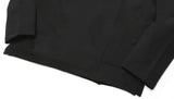ダブルユーブイプロジェクト(WV PROJECT) COMBI HALF ZIPPER T-SHIRT BLACK JJLT7332