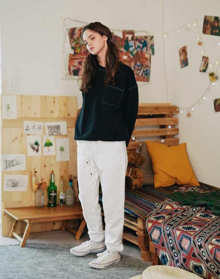 ダブルユーブイプロジェクト(WV PROJECT) Flash Jogger Pants White SYLP7331