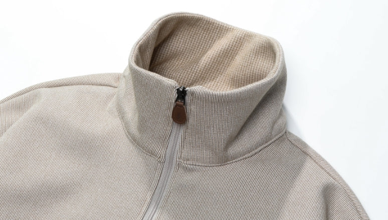 ダブルユーブイプロジェクト(WV PROJECT) Line Wool Anorak Beige MJOT7326