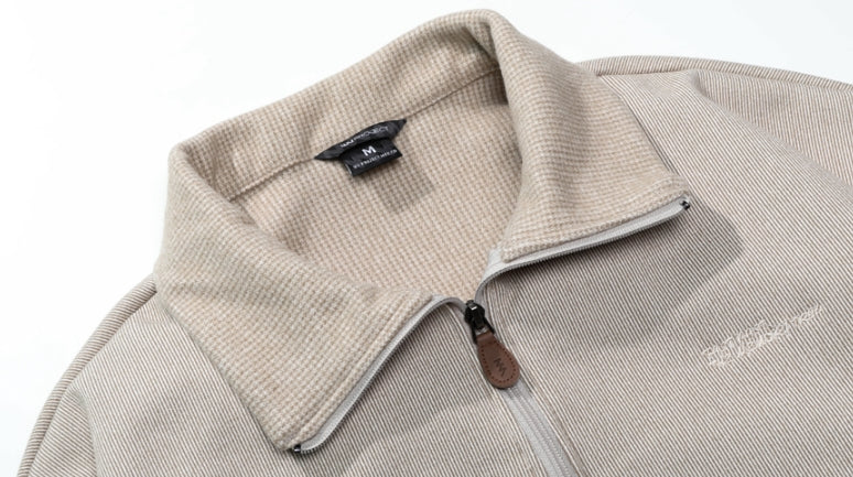 ダブルユーブイプロジェクト(WV PROJECT) Line Wool Anorak Beige MJOT7326