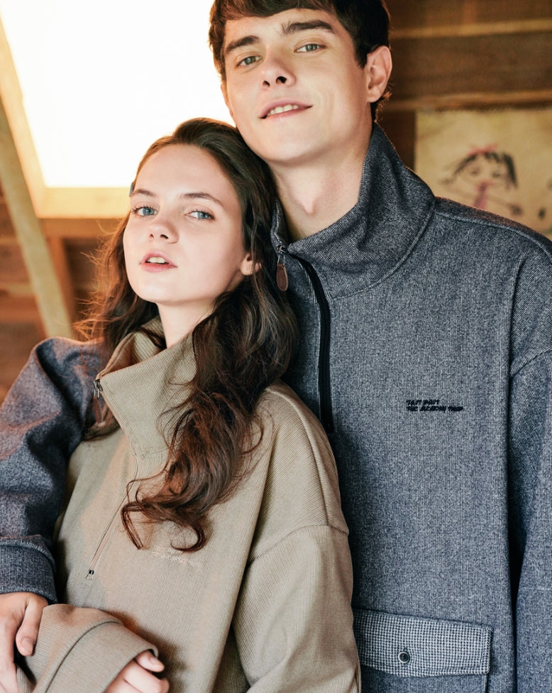 ダブルユーブイプロジェクト(WV PROJECT) Line Wool Anorak Dark gray MJOT7326