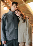 ダブルユーブイプロジェクト(WV PROJECT) Line Wool Anorak Dark gray MJOT7326